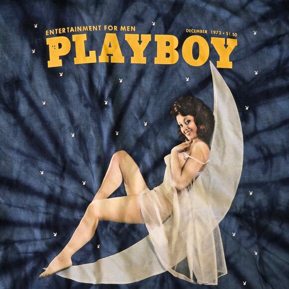 Playboy Long Sleeve Shirt Men’s 2XL Tie-Dye Graphic Vintage Style - Picture 2 of 5